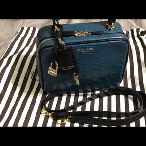 Henri Bendel Waldorf Top Handle Xbody-Croco